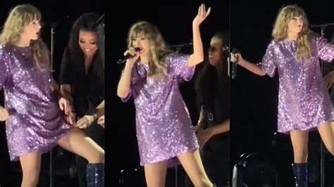 taylor swift camel toe pics|Watch Taylor Swifts Wardrobe Malfunction at Tampa Eras Tour。